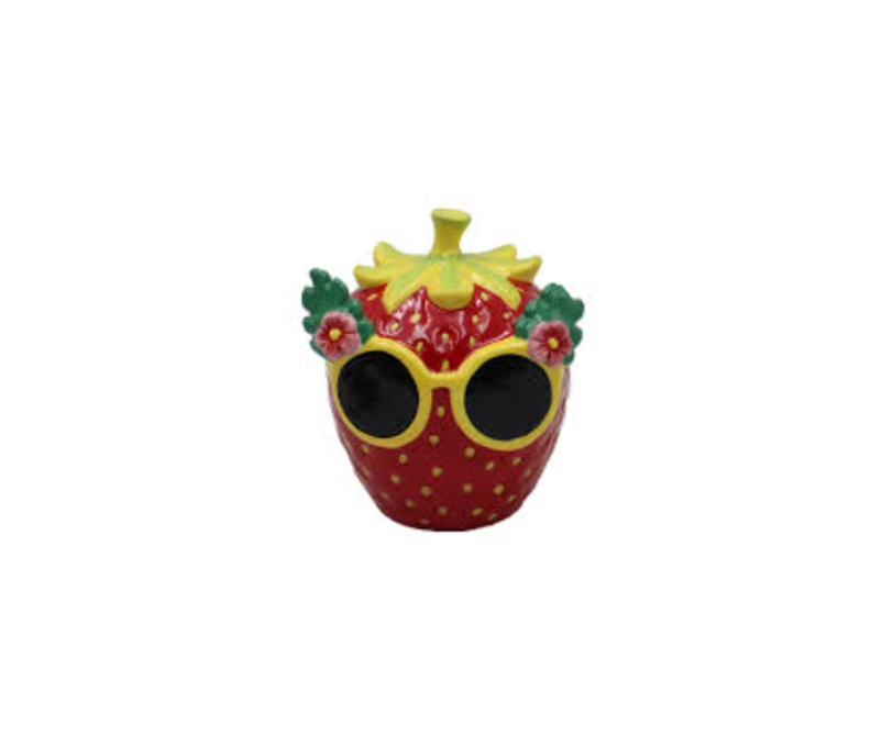 Ceramic Decor Strawberry, Everyday Living Table Décor Ceramic - Strawberry, 6.5 in 