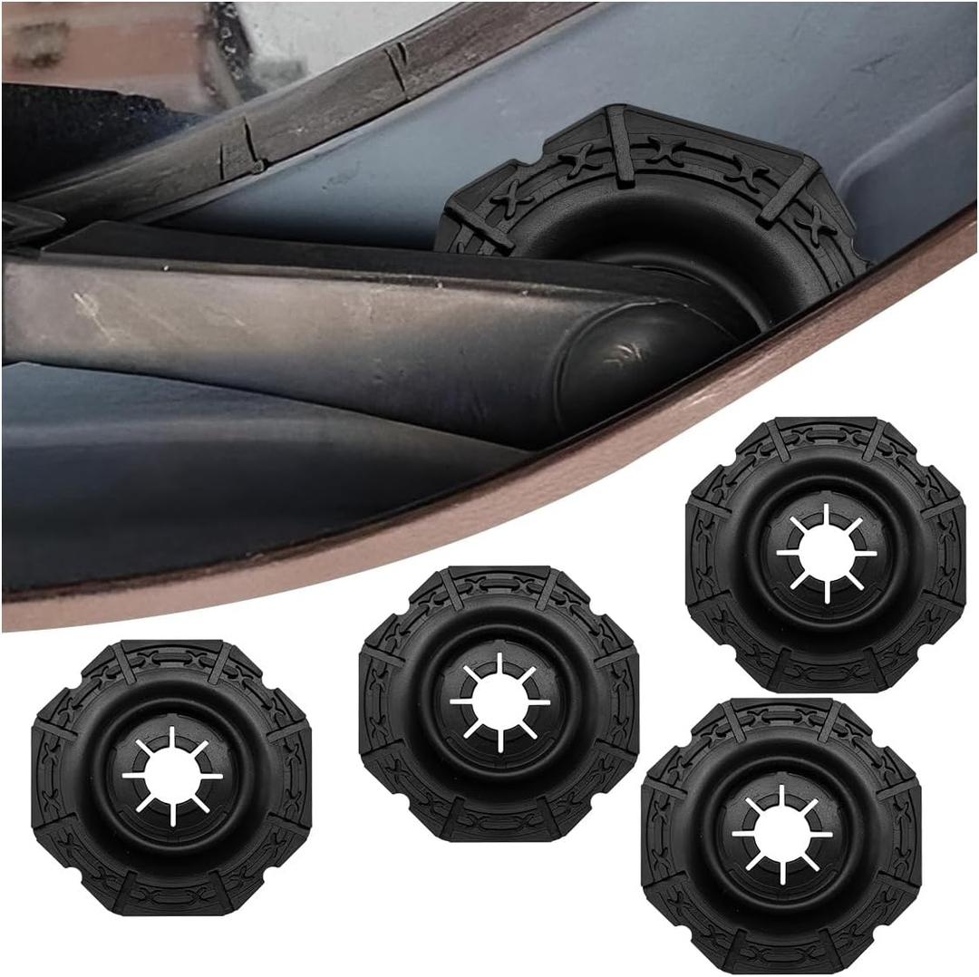 YoRise Car Windshield Wiper Arm Hole Protector Cover, Silicone Wiper Pivot Guards, Front Wiper Dust Anti-Blockage Cover, Car Exterior Accessories for Most Cars, SUVs, Trucks (4 PCS)