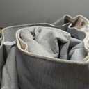 Area Rugs 9x12 Living Room, Large Soft Washable Abstract Neutral Bedroom Rug, Non-Slip Stain Resistant Floor Carpet for Dining Room Nursery, Brown/Grey