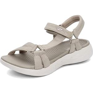Skechers Performance Women's on-the-Go 600-Brilliancy Sport Sandal, natural, 9 M US