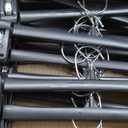 Hanger Central 30 Pack Pants Hangers  12 Inch Slim Plastic Clothes Hangers with Clips for Skirts, Shorts & Trousers  Non Slip Grip, Heavy Duty Space Saver with Swivel Hook  Black Closet Organizer