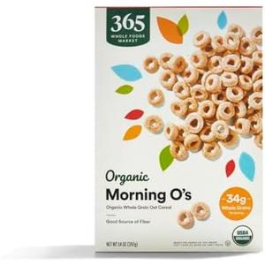 Pack Of 2 365 by Whole Foods Market, Organic Morning Os Cereal, 14 Ounce