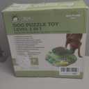 KADTC Dog Puzzle Toy, 2 Levels of Challenge, Push-to-Release Treat Dispenser, Slow Feeder & Mental Stimulation Enrichment Toy for Small Medium Large Dogs