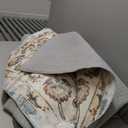 9x12 Area Rug Living Room: Washable Boho Large Neutral Vintage Soft Rugs Stain Resistant Distressed Farmhouse Non-Slip Indoor Floor Carpet for Bedroom Nursery Kids Office Dining Room- Beige Blue