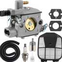 GoaMotors Carburetor A021003391 with CS490 Air Filter Kit Fit for Shindaiwa 491S Gasoline Chainsaws for Echo CS-490 Chainsaw Lawn Equipment