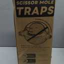 Mole Trap Scissor 2 Pack, Upgraded Mole Traps for Lawns that Kill Best, Galvanized Steel Mole Killer, Easy Step Setup