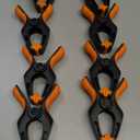 HORUSDY 8-Pack Spring Clamps Heavy Duty, 5-inch Large Plastic Clamps for Crafts with 2-3/8Inch Jaw Opening for DIY, Gluing, Clamping and Securing