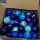 Liliful 48 Pcs Motivational Stress Balls Bulk Inspirational Squeeze Balls for Adult Fidget Toys for Anxiety Relief Valentines Day Employee Appreciation Gifts Classroom Reward 2.2 Inch (Blue)