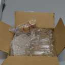 CRASPIRE 15Pcs Glass Cloche Dome with Cork Base 1.75Inch Mini Display Bell Jar Bottles Stand Cover Clear Decorative Case Figurine for Craft Small Figurine Flower Wedding Christmas Party Favors