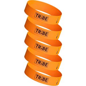 Tribe Lifting Fabric Resistance Bands for Glutes & Legs | 5 Fabric Workout Bands Set | Thick Booty Bands for Squats, Lunges, Hip Training, Physical Therapy & Home Workouts (Orange (All Light Bands))