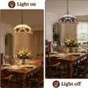 Tiffany Pendant Light, 16 Inch Dragonfly Tiffany Hanging Lamp
