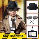 UNGLINGA Kids Spy Kit Detective Set Over 20 Activities - Fingerprint Toys Gifts for 4 5 6 7 8 9 10 11 12 Years Old Boys Girls Science Experiments