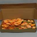 38 Inch Orange Orchids Artificial Flowers 6 PCS Fake Orchids Velvet Silk Orchids Faux Orchid Flowers Long Stem Artificial Flowers for Tall Vase for Home Wedding Decoration(Orange)