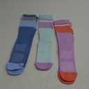 fenglaoda Compression Socks for Women Men 3 Pairs Graduated Compression Support Circulation Socks for Nurses L-XL