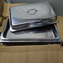 Chafing Dish Buffet Set, 8QT Stainless Steel Chafing Dishes for Buffet, Full Pan Chafing Dish, Buffet Servers and Warmers for Party, Wedding, Catering (5 PACK)