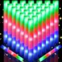 217 PCS Glow Sticks Bulk Party Pack, Foam Glow Sticks, Glow In The Dark Party Supplies, Foam Light up Sticks with 3 Modes Colorful Flashing, Foam Glow Sticks Bulk for Wedding, Party, Birthday, Raves