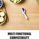 Unomor Stainless Steel Tea Scoop Short Handle Dessert Spoon for Coffee Sugar Spices Kitchen Use Compact and Dishwasher Safe (1pcsx3pcs)