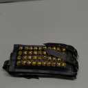 Brown Leather Pad 4 Line Ghungroo Pair (16 NO. GHUNGROO) Big Dancing Bells - FOUR LINE BROWN LEATHER PAD GHUNGROO PAIR