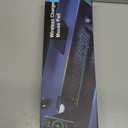 XXL Mouse Pad with Phone Holder, RGB Desk Mat with 15W Fast Charging, LED Large Gaming Mouse Pad with 11 Lights Colors, Long Mouse Pads for Desk, Waterproof Non-Slip Gaming Pad for Gamer Esports Pros (Black with Topographic Print)