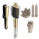 Shark Glam Ceramic & Powerful Air Styling & Drying System, with Silki Straightener & Shark Glossi Air Glosser, for Drying, Curling, Straightening & Glossing with Diffuser, HD6052S (Curly & Coily Hair)