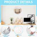 Cindeer Set of 24 Acrylic Round Mirror Plate Circle Mirror Trays Wedding Baby Shower Party Centerpieces for Tables Self Adhesive Non Glass Stickers for Home or Wall Candle Crafts Decor(12 Inch)