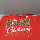 Merry Christmas Green Buffalo Plaid Xmas Lights Family Santa T-Shirt, XL