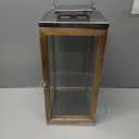 HD Designs Metal & Wood Lantern