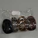 Hair Clips for Women, 4 Pack Duckbill Flat Claw Clamps, Round Casual Versatile Solid Color, Simple Elegant Design for Thick Thin Long Short Hair (4PCS-Style-9)