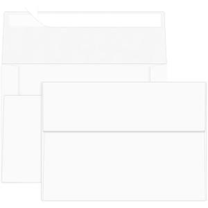 50 Pcs 4x6 White Envelopes For Invitation, A6 envelope 4.75 x 6.5 inch, 4X6 Envelopes for A6 cards,Self Seal envelopes for weddings, greeting cards,baby shower,photos,birthday (White)