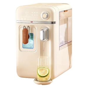 Countertop Ice Maker and Hot Cold Filtered Water Dispenser | Makes bullet ice plus hot, cold and filtered drinks