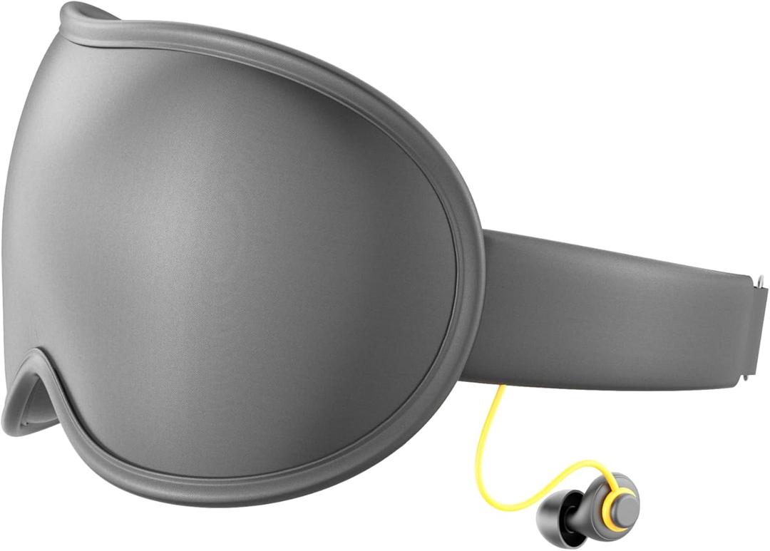 Sleep Mask, 3D Eye Mak Sleep for Side Sleepers Women Men(Yellow)