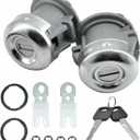 Door Lock Cylinder with Keys Set Compatible with 1997-2016 Ford F150 F250 F350 Super Duty Replace 7C3Z1521990A 7C3Z-1521990-A