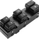 Front Left Driver Side Master Power Window Switch - Compatible for Kia Sportage 2.0L L4 - Gas 2014-2017 2.0L L4 - Gas, 2.4L L4 - Gas 2011-2013 - Replace Part 93570-3W000