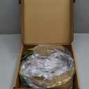 LITBLOOM Faux Magnolia Garland with Lights 6FT Battery Operated with Timer or USB Plug in, Lighted Greenery Garland with 80 Fairy Lights for Home Fireplace Mantle Holiday Decoration Inside