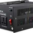 750 Watt Voltage Transformer Power-Converter Step up Down Transformer 110V to 220V/220V to 110V Circuit Breaker Protection