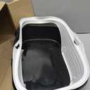 Arm & Hammer Rimmed Cat Litter Box with High Sides and Microban, Made in USA