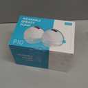 Paruu P10 Hands-Free Breast Pump Wearable, 338mmHg Strong Suction, Low Noise, 4 Modes & 9 Levels, Electric Breast Pump Portable, Smart Display, 19/21/24/28mm Insert/Flange, 2 Pack (White)