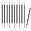 10 x SUIN 0.7mm Gel Ink Pen Refills, Black, 12pcs for SUIN Gel Ink PENS