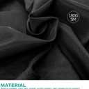 Surmente 5 Pack Black Fitted Tablecloths for 6 Foot Rectangle Tables, Black Table Covers for Weddings, Banquets, or Restaurants