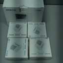 Gitryin 8-in-1 Power Strip with Multiple Outlets,1020J Desktop Charging Station with 8 AC for Home Office, 3.28ft Heavy Duty Extension Cord with Flat Plug, White, 4 Packs