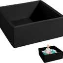 Foam Ball Pits for Toddlers Kids Square Soft Ball Pits Ideal Gift Play Toy for Children Kiddie Pools - Black (90cm)