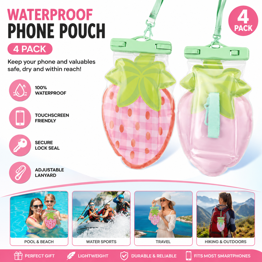 Waterproof Phone pouch 4 pack