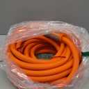 YAMATIC Heavy Duty Garden Hose 5/8 in x 50 ft with Swivel Fitting, Super Flexible Water Hose, All-weather, Lightweight, Burst 600 PSI (Orange)