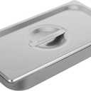 Mobestech Stainless Steel Ice Cream Tub with Lid 13X7X3 Inch Reusable Ice Cream Storage Container for Homemade Desserts Yogurt Fruit Preservation Compact Freezer Box for Refrigerator and Outdoor Use