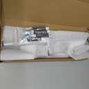 Shower Slide Bar Adjustable Handheld Shower Head Holder Wall Mount - 30inch All-Metal Shower Head Slide Bar Compatible with Bathroom Drill Free Glue Installation - Polished Chrome