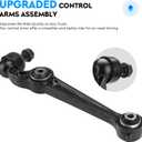 Front Lower Control Arm w/Ball Joint for Mercury Milan 2007-2011, Ford Fusion & Lincoln MKZ 2007-2012, Left & Right, Forward & Rearward, 4Pcs Suspension Kit K620492 K620493 K620149