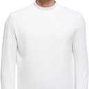 Long Sleeve Shirts for Men Mock Turtleneck Moisture Wicking Business Casual Pullover Undershirts Mens Tee Shirt Top (L)