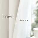YoungsTex Linen Blackout Curtains 63 Inches Long for Bedroom, Full Room Darkening Window Drapes with Grommet Thermal Insulated Black Out for Living Room, 2 Panels, 52 X 63 Inch