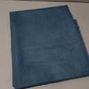 OWENIE Dusty Blue Sheer Curtains 90 Inches Long 2 Panels Set for Living Room Bedroom, Light Filtering Rod Pocket Clear Sheer Curtain 2Pcs, Each 42" W x 90" L, Total 84 Inch Width