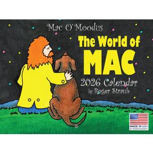 Roger Straub World Of Mac O Moodus Calendar 2026 Pastoral Surrealism Monthly Wall Calender 12 Month | American Made In The USA